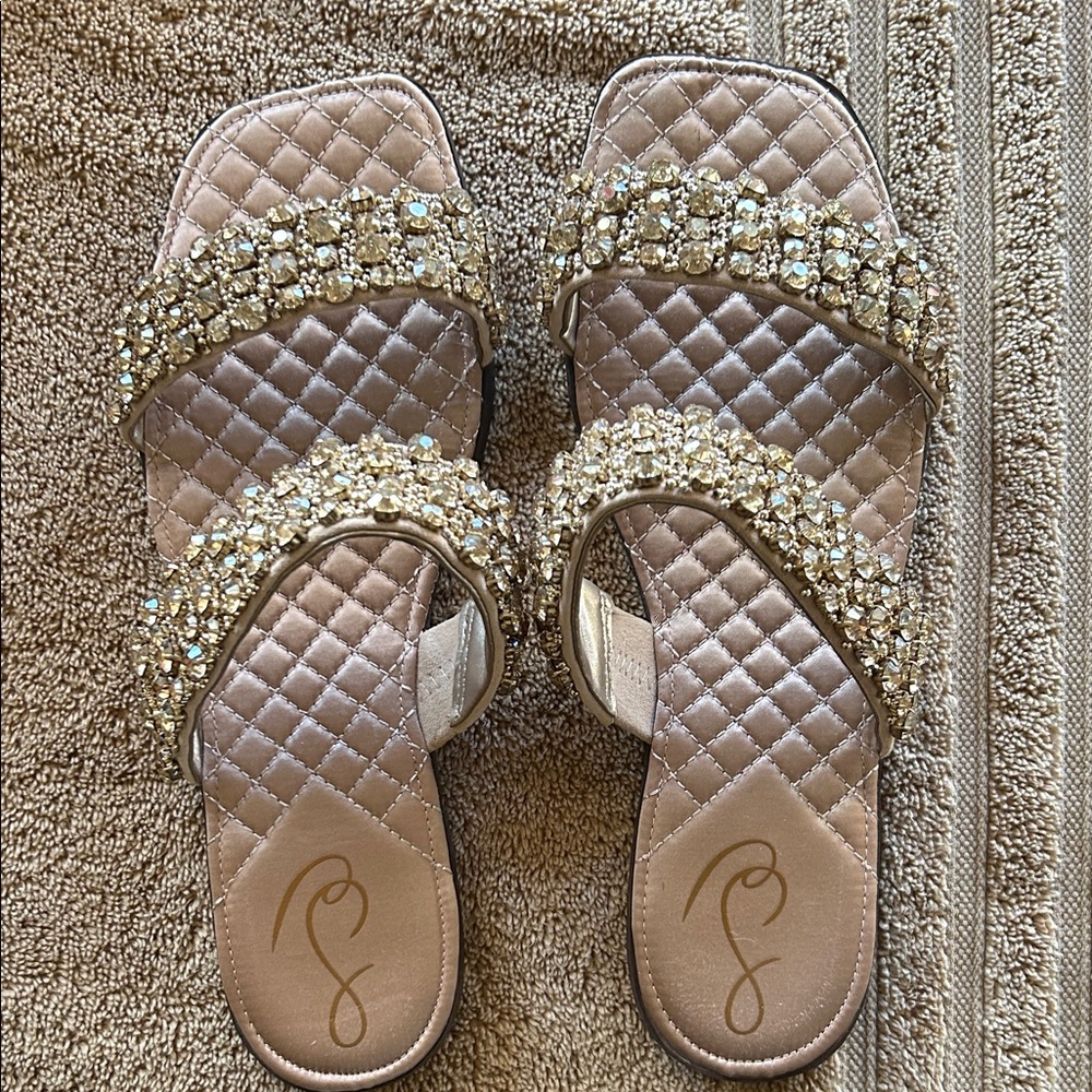 Sam Edelman Ezel sparkly sandals 9.5